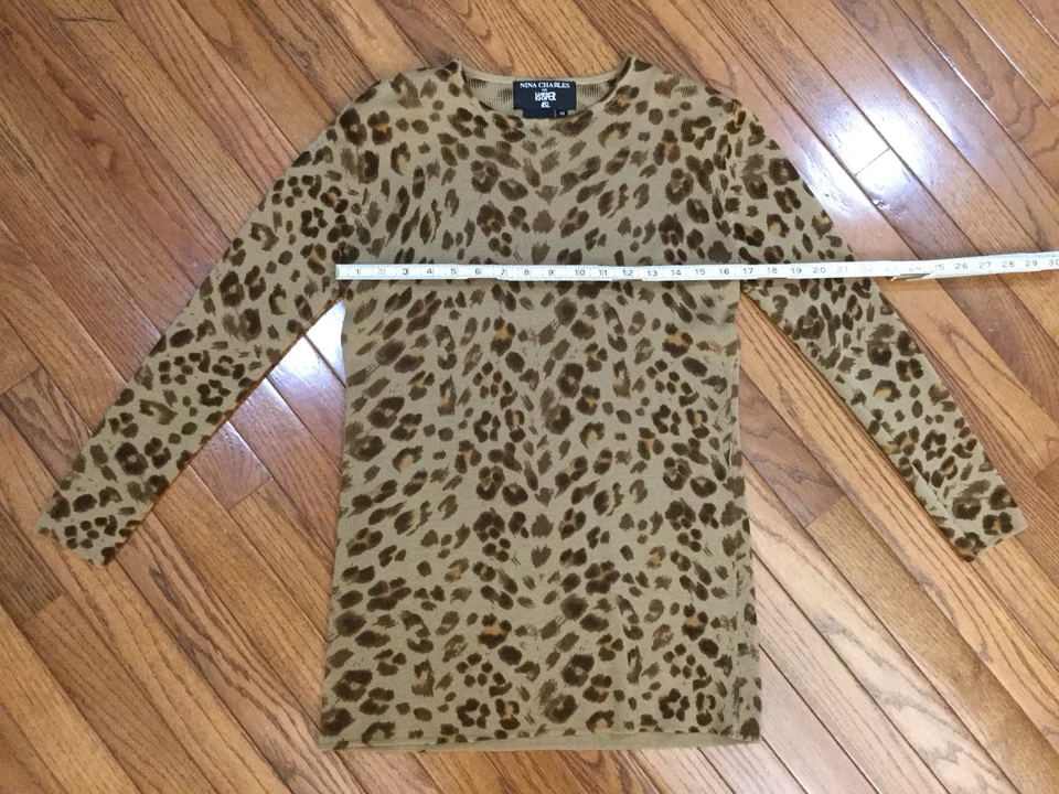 Блузка топ Kasper Nina Charles леопардовый принт размер XS - Изображение 2 из 4