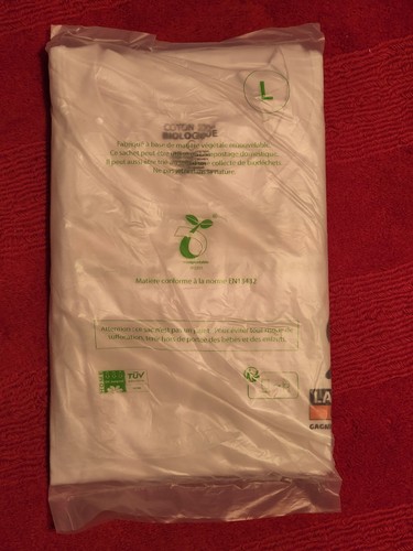 Tee Shirt blanc 100% Pro Batiment taille L 25 Ans - Imagen 3 de 3