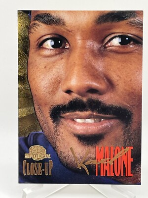 Karl Malone 1995-96 Skybox Close-Up #C8 Insert G4