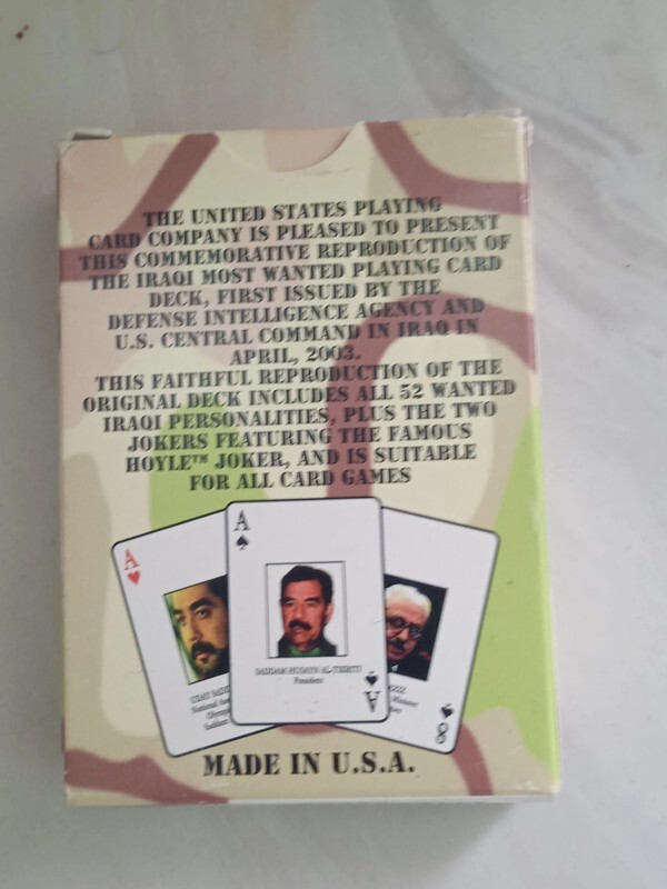 IRAQI Most WANTED Playing Cardsイラクトランプ Iraqi most wanted playing cards | eBay
