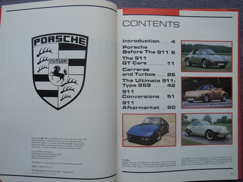 PORSCHE 911 A History of Porsche's Best Loved Model by Editors of Consumer Guide - Picture 4 of 18