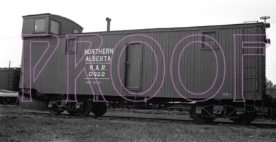 Northern Alberta Railways (NAR) Flanger 17022 at Edmonton in 1947 - 8x10 Photo