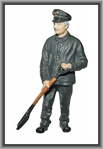 Figura de estaño Dingler pintada a mano - Calentador años 60 DB en 1:32 (100204) | Zustand: Neu