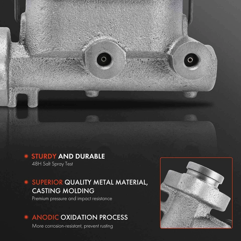 Brake Master Cylinder with Reservoir for Cadillac DeVille 62-66 Calais Fleetwood - Image 2 of 4
