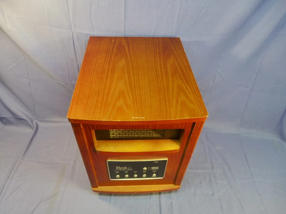 Best Comfort 1500W 120V Quartz Heater with Woodgrain Cabinet GD9315BCW - Image 3 of 4