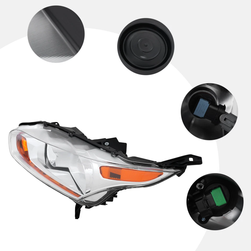 Headlight Halogen Headlamp Left Side For 2014-2018 Ford Transit Connect Foto 4 de 4