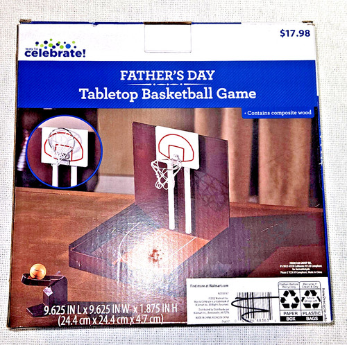 Wooden Tabletop Father's Day Basketball Game Father Son Desk Activity New Wooden