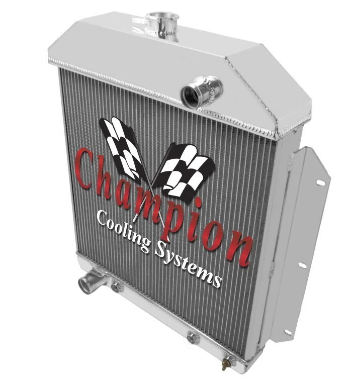 1951 1952 1953 Ford Victoria w/Ford V8 Champion 3 Row Aluminum Radiator CC49FD Foto 3 de 4