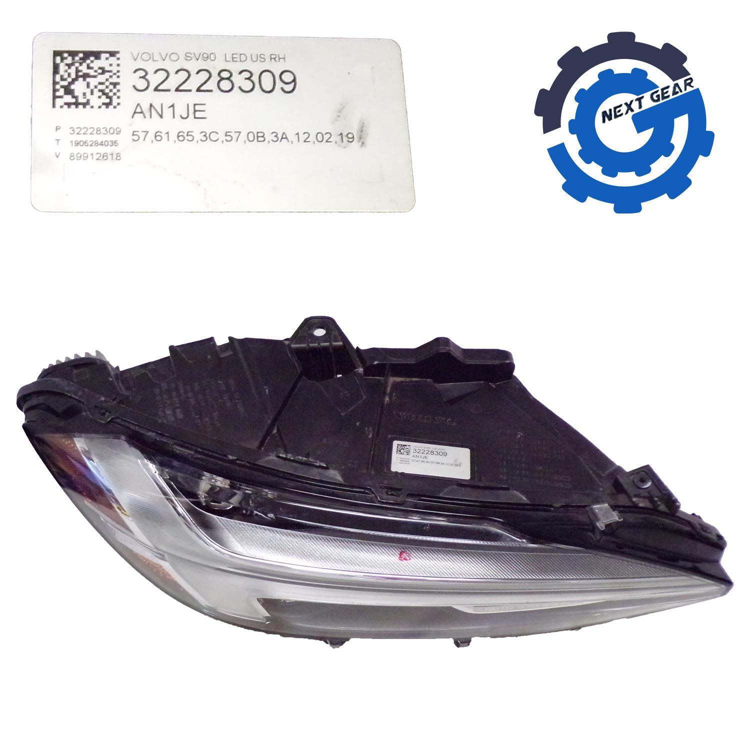 2018-2020 VOLVO V90 S90 HEADLIGHT OEM RH RIGHT PASSENGER SIDE FULL  