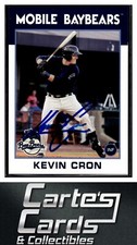 Kevin Cron 2012 Grandstand Mobile Baybears #NNO  TTM/IP Signed Autographed