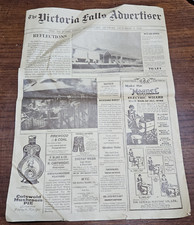 OAK Antique Original The Victoria Falls Advertiser October 3, 1910