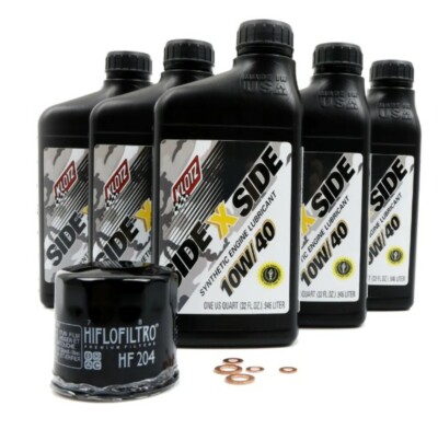 2021-2023 YXF1000 Wolverine RMAX4/RMAX4 Side-By-Side Oil Change Kit Oil 10W-40