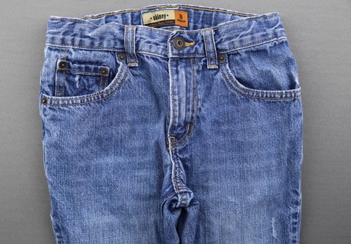 Boy's 2010 Old Navy Skinny Jeans Adjustable Waistband 5 Pocket Size 8 (24x24) - Picture 2 of 9