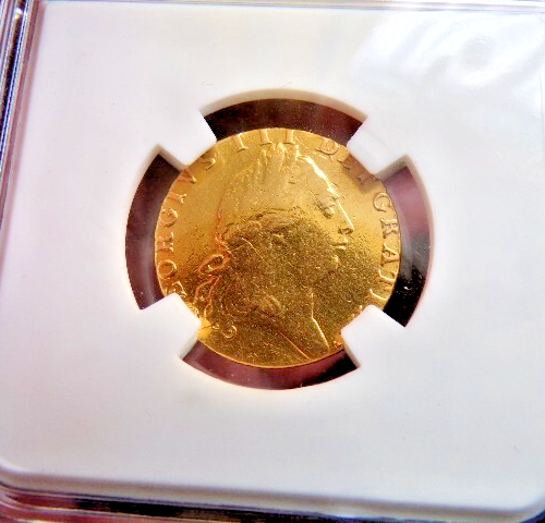 Full Gold Guinea. 1791. George 111. Excellent. Fine example of a classic coin.. - Bild 8 von 10
