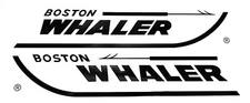 Boston Whaler ORIGINAL Black OEM vinyl decal 28” 
