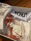 Schutz Tasha Fabric Sandal Paisley Coral Beaded 8 New In Box — photo 8