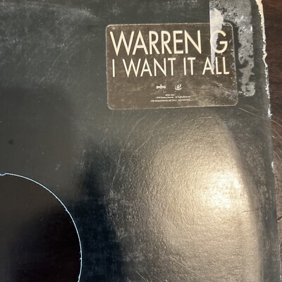 Warren G / I Want it all G-rap hiphop LP Warren G I Want it All Album