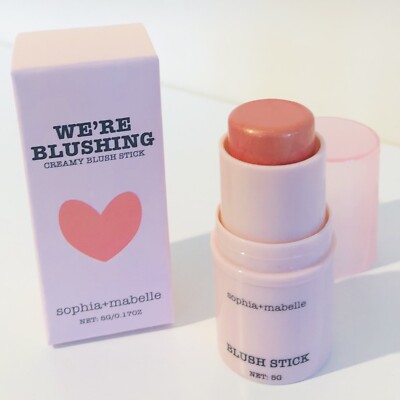 Sophia + Mabelle We're Blushing Creamy Blush Stick In Blossoming Pink 5g Neu in OVP