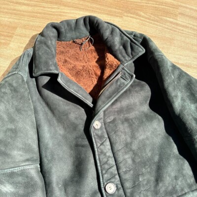 Giorgio Armani le collezioni Leather Shearling Coat Jacket