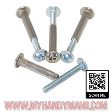 Metal Inter Screws, with Machine Screws, Double ended Screws, Chicago Screws