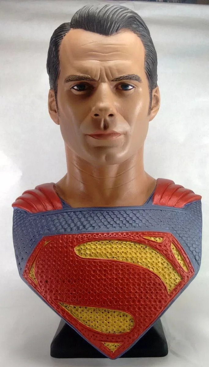 Superman Bust Henry Cavill DC Rare 10 1:2 Statue Limited