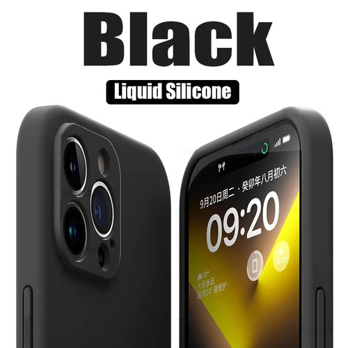 For iPhone 16 Pro Max 15 14 13 12 11 XS 8 7 Plus Liquid Silicone Soft Case Cover - Picture 5 of 39
