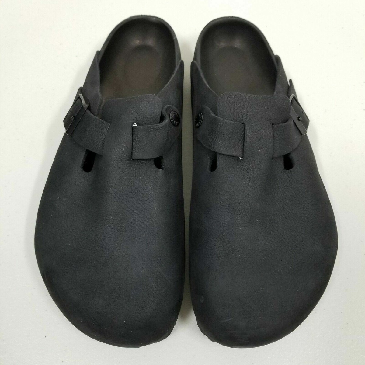New with Box Birkenstock Boston Black Clogs Exquisite Narrow New with Box Birkenstock Boston Black Clogs Exquisite Narrow