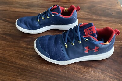 Under Armour Running Sneaker Shoe Youth US 5 Y Navy Blue 