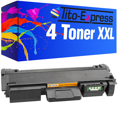 4x Toner für Samsung Xpress MLT-D116L M2625FN M2625N M2626 M2675F M2675F M2675FN