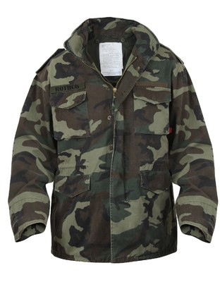 Rothco 8613 Woodland Camo Vintage M-65 Field Jacket