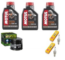 TAGLIANDO 3L MOTUL 7100 10W50 OLIO CANDELE PER BENELLI LEONCINO 500 2019 AL 2021