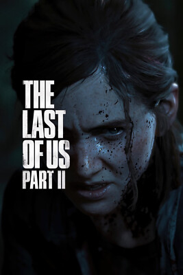 希少★THE LAST OF US PART II 販促用ポスター B2サイズG THE LAST OF US : PART 2 II ORIGINAL OFFICIAL VIDEO GAME ART PRINT