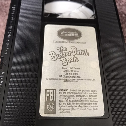 Dr Seuss The Butter Battle Book VHS 1995 Animated Cartoon - Foto 8 di 8