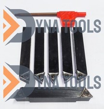 6Pcs 10mm Indexable Carbide Insert Turning Tooling Bit Holder Set For Lathe