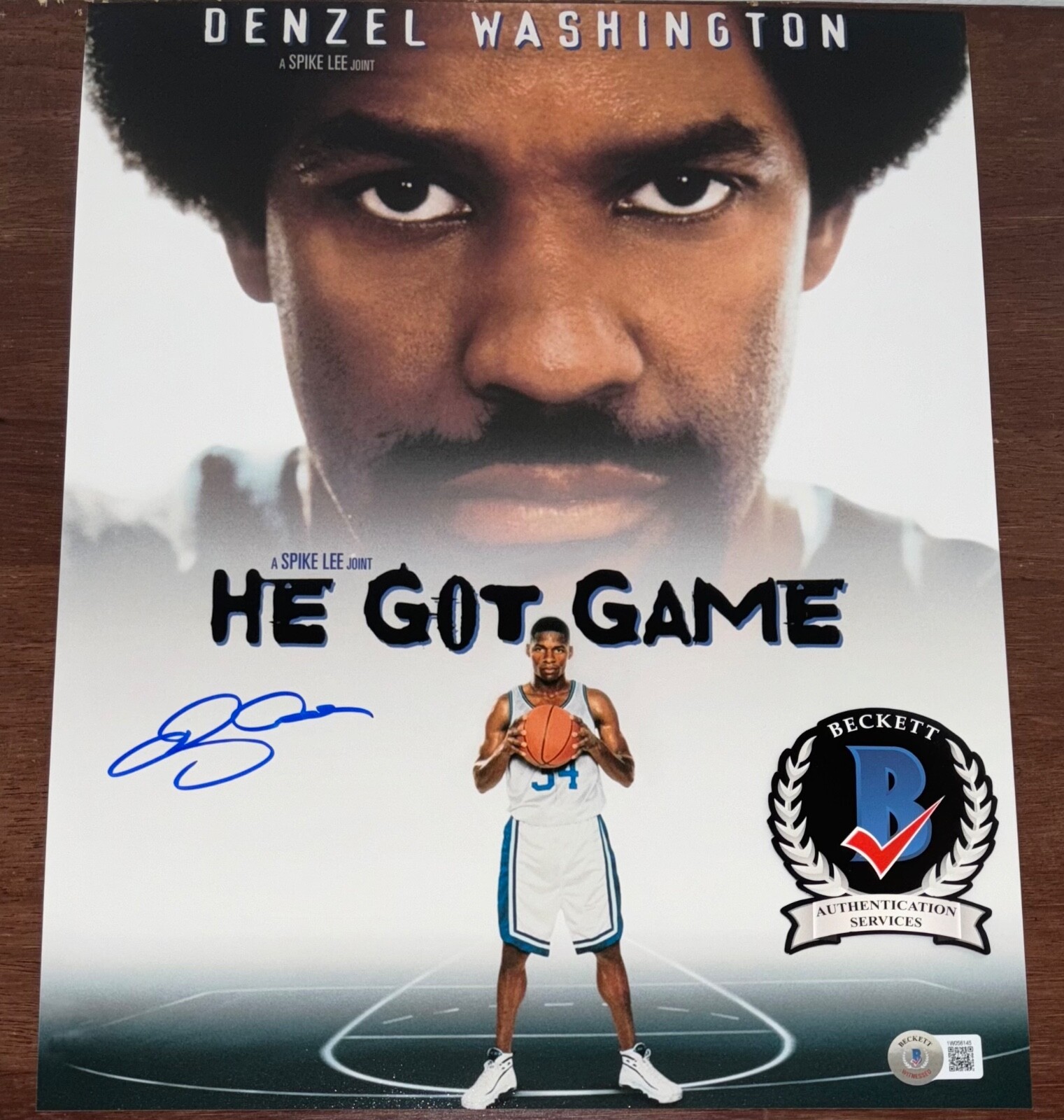 Ray Allen Autographed Signed Miami Heat 11x14 Photo He Got Game Movie Beckett Witness Jesus 