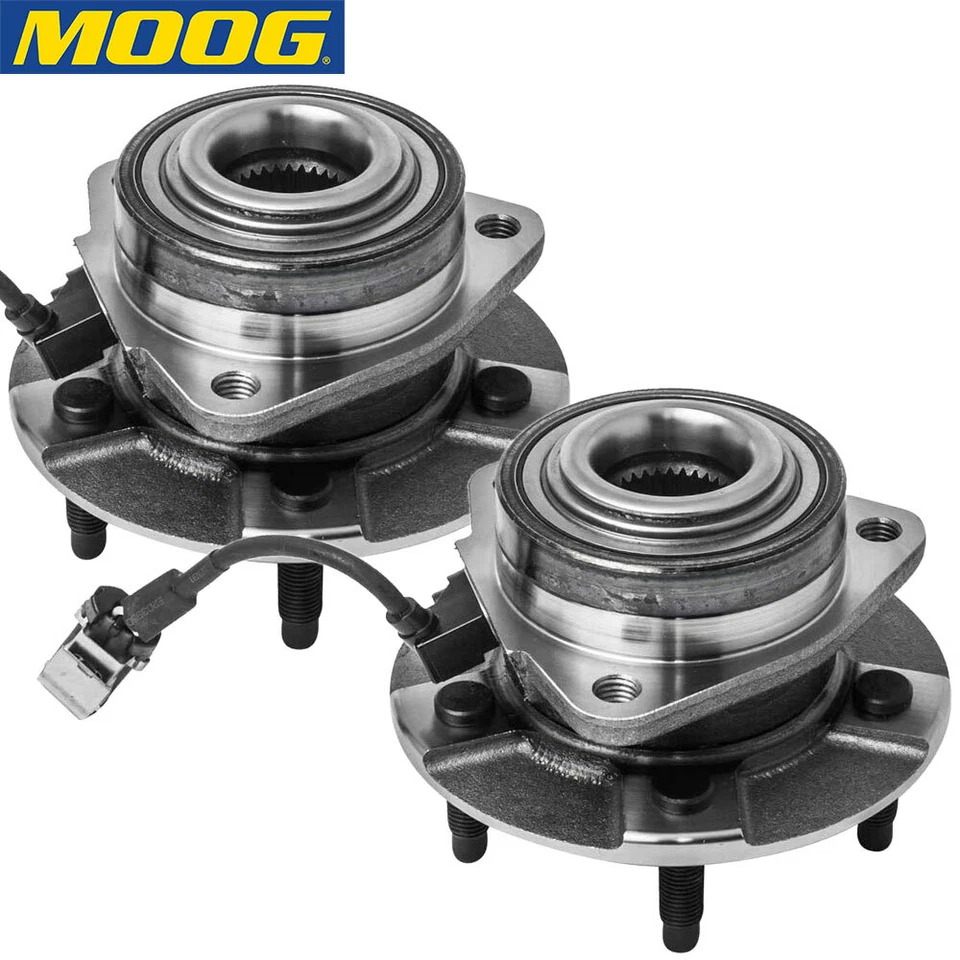 MOOG Pair Front Wheel Bearing Hub for Chevy Equinox Saturn Vue 2002-2007 5Lugs - Image 2 of 4