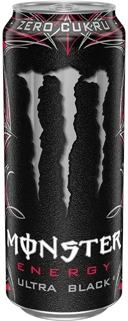 Monster Energy Ultra Black (12 lattine da 0,5 litri PL)