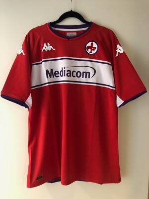 ACF Fiorentina 21/22 4th Soccer Jersey Shirt Kappa EU 2XL US L/XL 23' Chest NWT