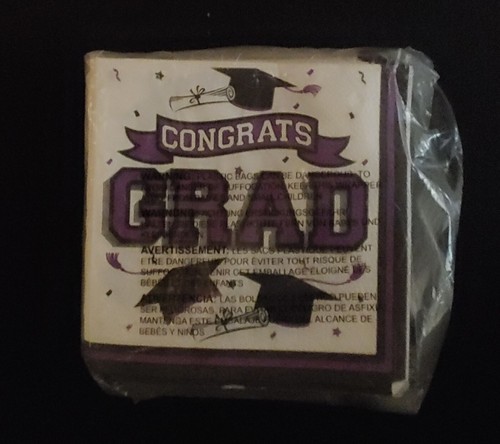 FREE Purple Congratulations Graduation Party Paper Any Year for 50 Total 202 - Picture 4 of 6