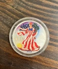 2002 Colorized American Silver Eagle 1 Oz. .999 Fine Silver One Dollar Coin