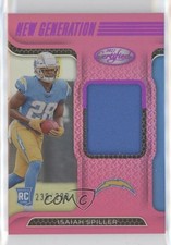 2022 Certified New Generation Jerseys Mirror Pink 238/299 Isaiah Spiller 3c2