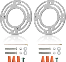 2 Pack Universal Fixture Mounting Bracket Heavy Duty 50 LB Rated, 4 Inches Diame