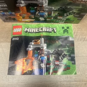 LEGO Minecraft: The Cave (21113) Box Open (Packs 100% Complete & Sealed)