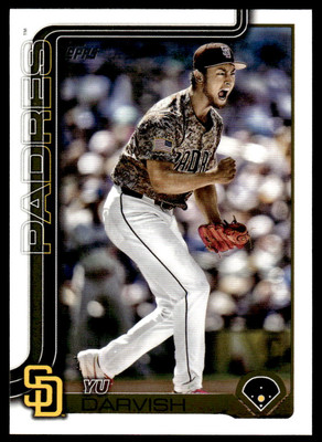 2025 Topps Series 1 Yu Darvish #323 San Diego Padres Baseball Card
