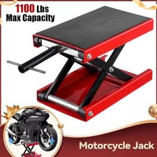 500KG Motorbike Motorcycle Table Bench Workshop Scissor Lift Jack Stand Paddock
