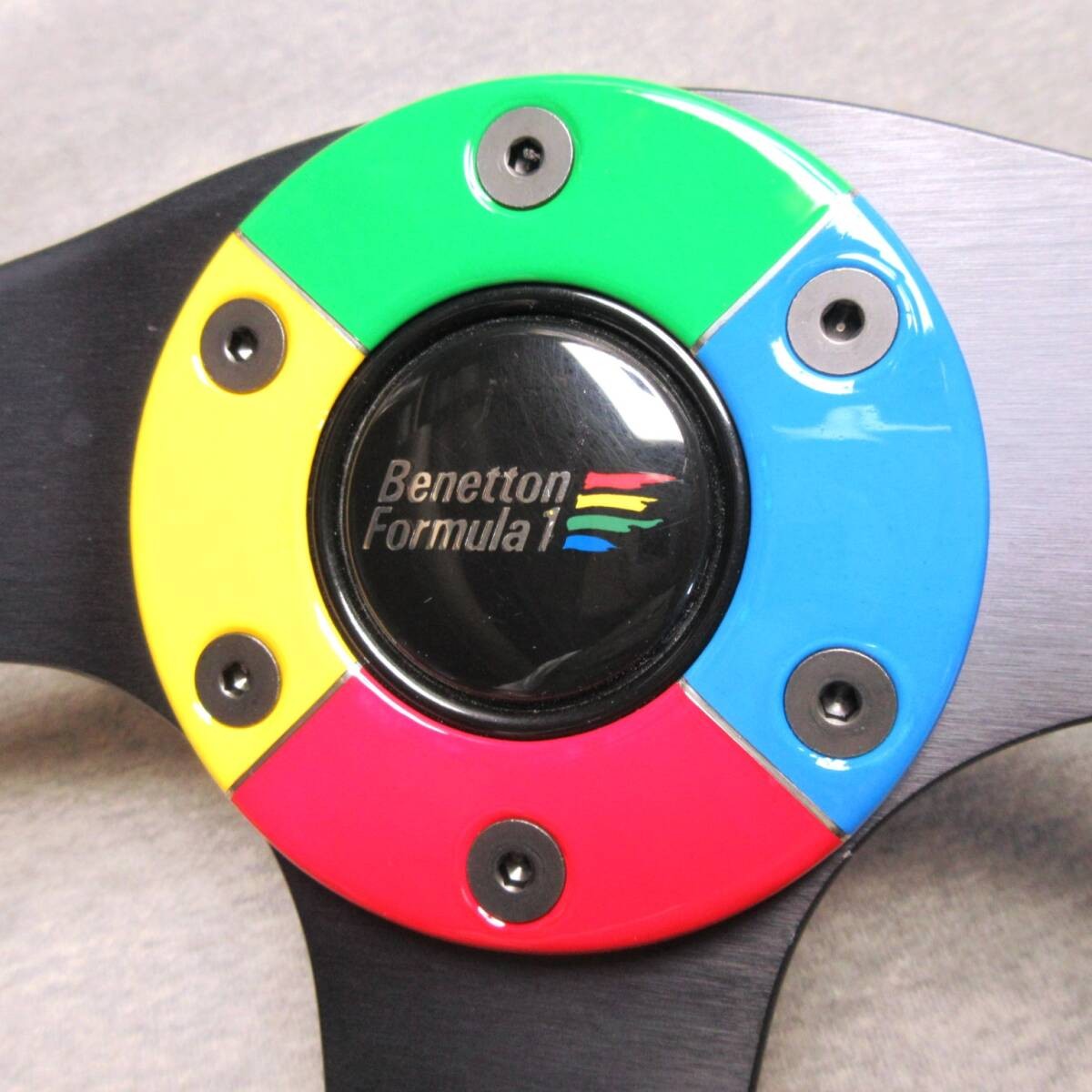 MOMO Benetton Formula 1 Steering Wheel 350mm 92 4-Color Leather