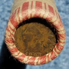ROLL OF WHEAT CENTS WITH SOME INDIAN HEADS 1893 & 1893