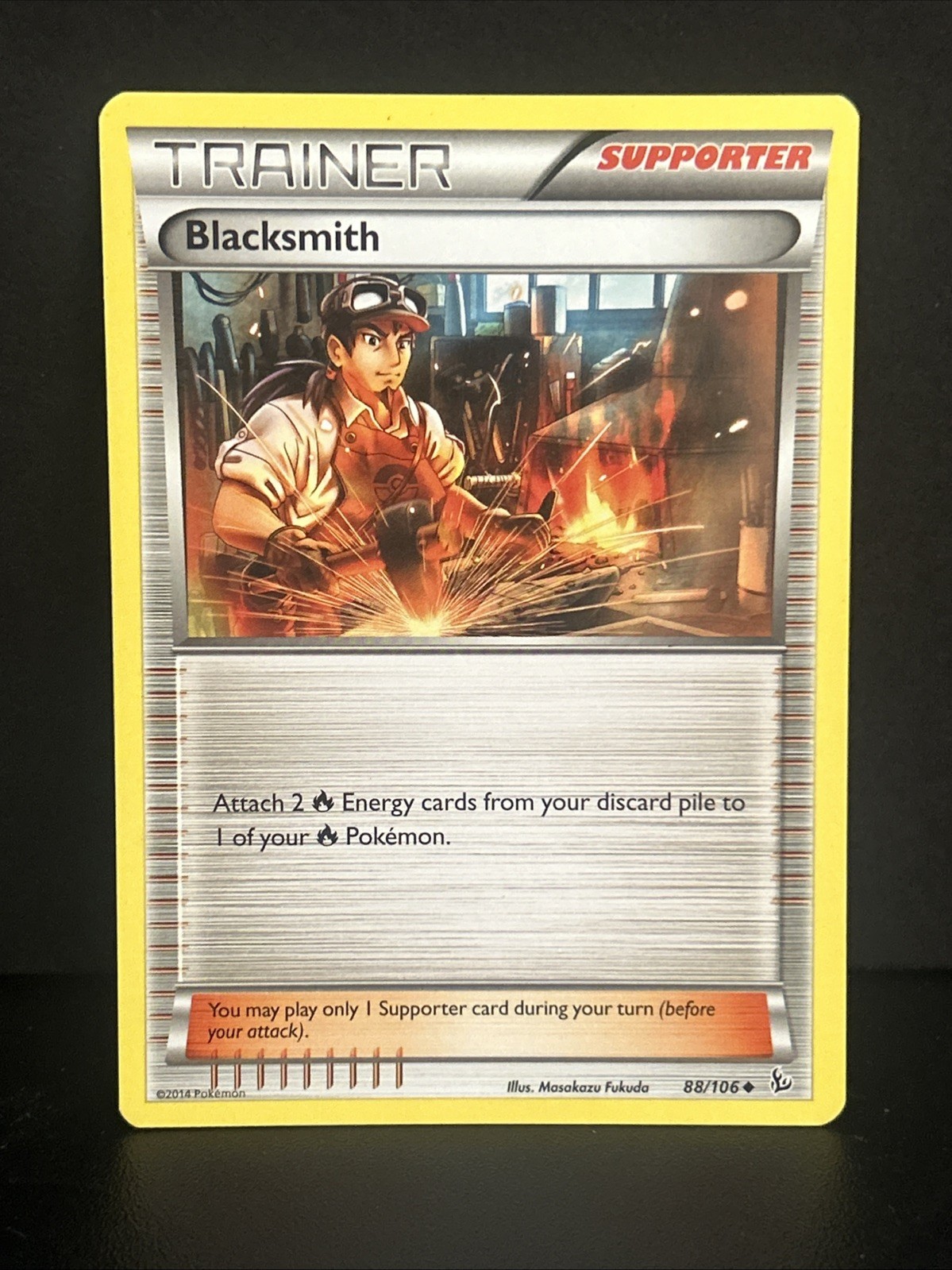 Pokémon Blacksmith 88/106 FLF Flashfire LP