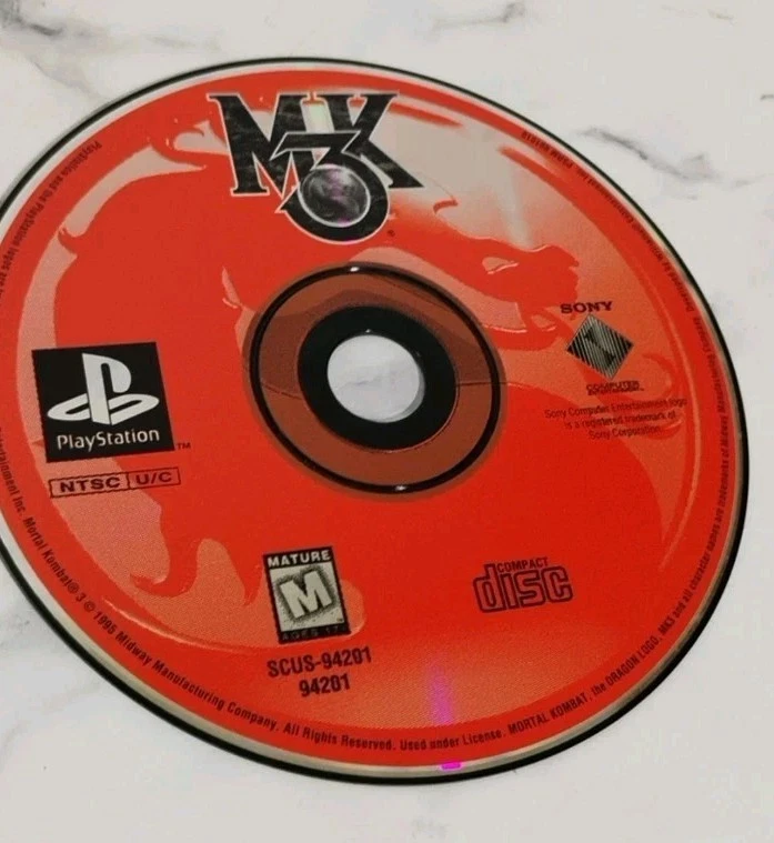 Mortal Kombat 3 Sur PS1 – Version USA NTSC – Avec Notice – Bon État