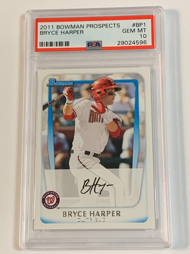 2011 Bowman Prospects #BP1 Bryce Harper - PSA 10 (Gem MT)